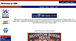 Desktop Screenshot of houstonboxerrescue.org