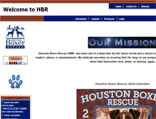 Tablet Screenshot of houstonboxerrescue.org